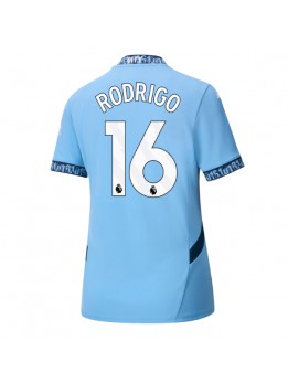 Manchester City Rodri Hernandez #16 Heimtrikot für Frauen 2024-25 Kurzarm